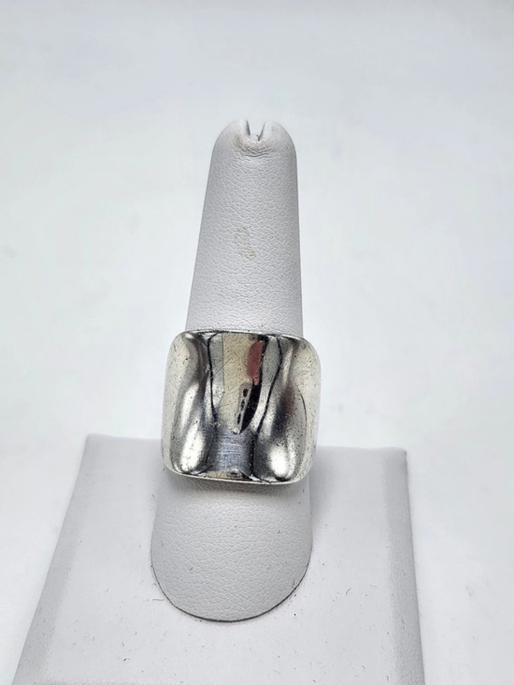 Silver Saddle Ring 925 10.5